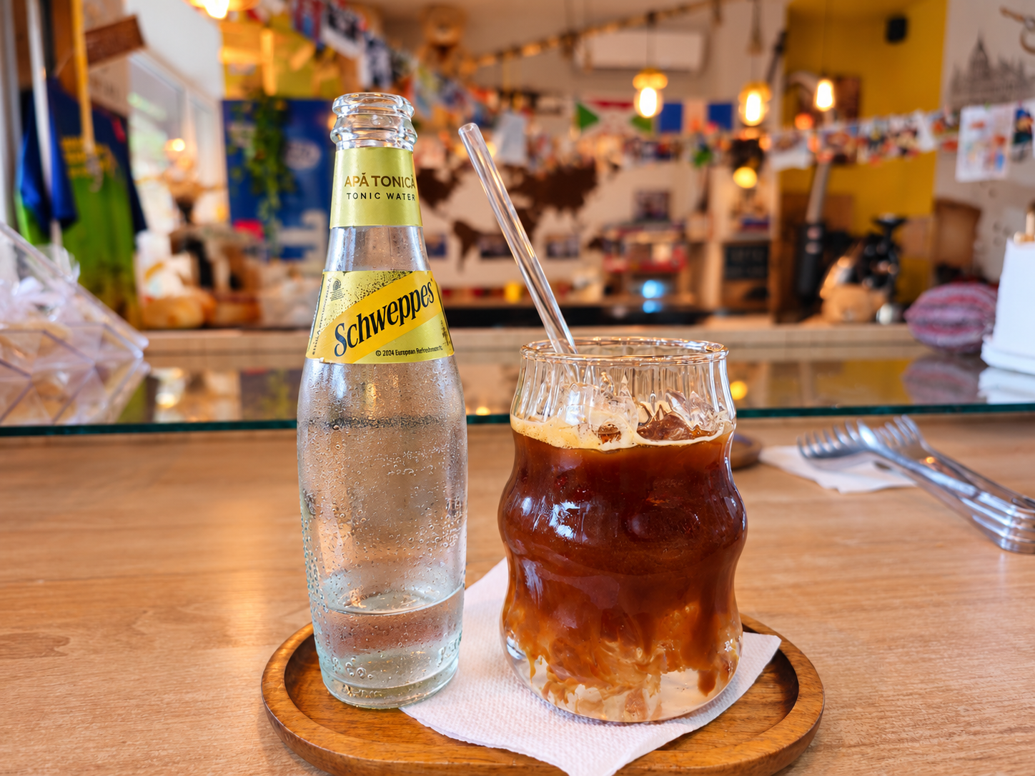 Espresso Tonic la Cafeneaua La Barista